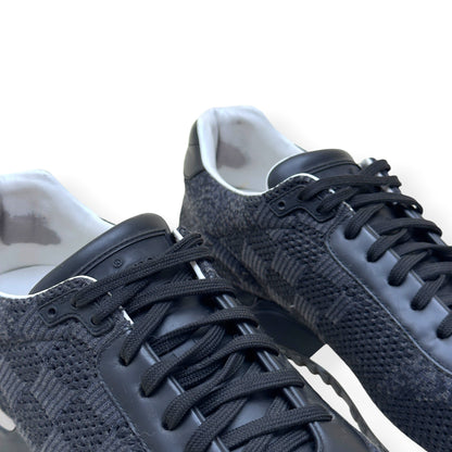 LOUIS VUITTON RUN AWAY DAMIER KNIT SNEAKER BLACK UK7 | UK 7, Black