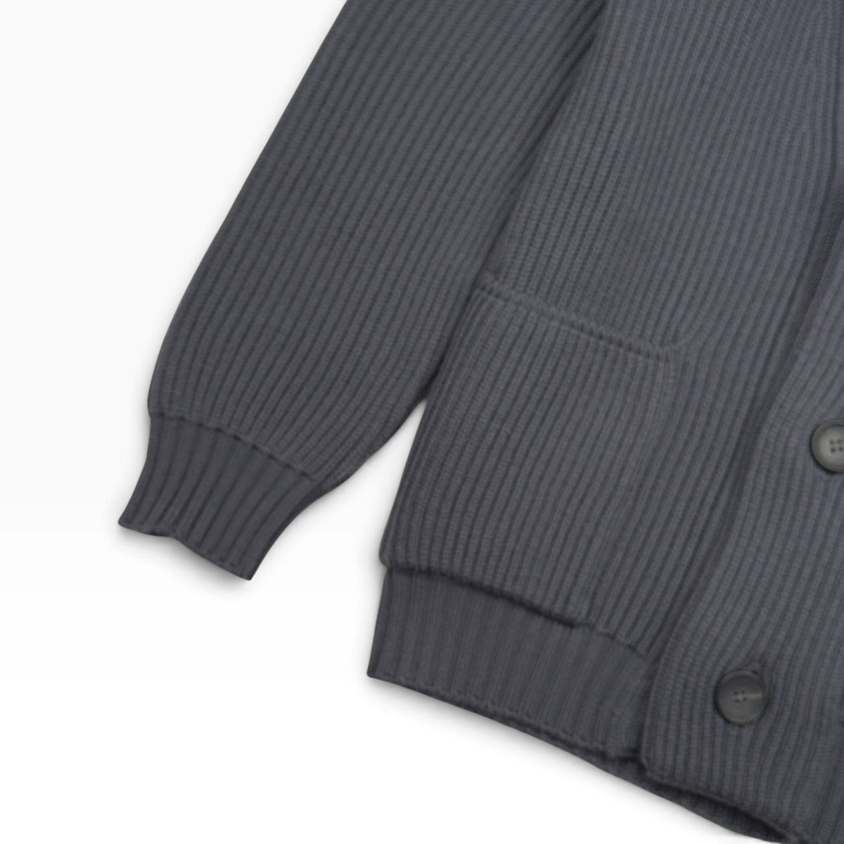 THOM SWEENEY MERINO SHAWL COLLAR CARDIGAN GREY L | Large, Grey