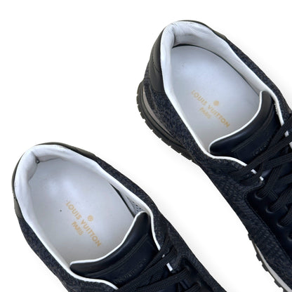 LOUIS VUITTON RUN AWAY DAMIER KNIT SNEAKER BLACK UK7 | UK 7, Black