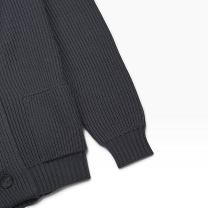 THOM SWEENEY MERINO SHAWL COLLAR CARDIGAN GREY L | Large, Grey