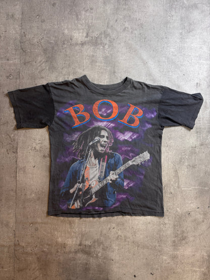 90s Bob Marley Double-Sided Graphic Single Stich Tee