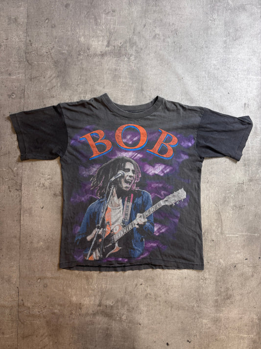 90s Bob Marley Double-Sided Graphic Single Stich Tee