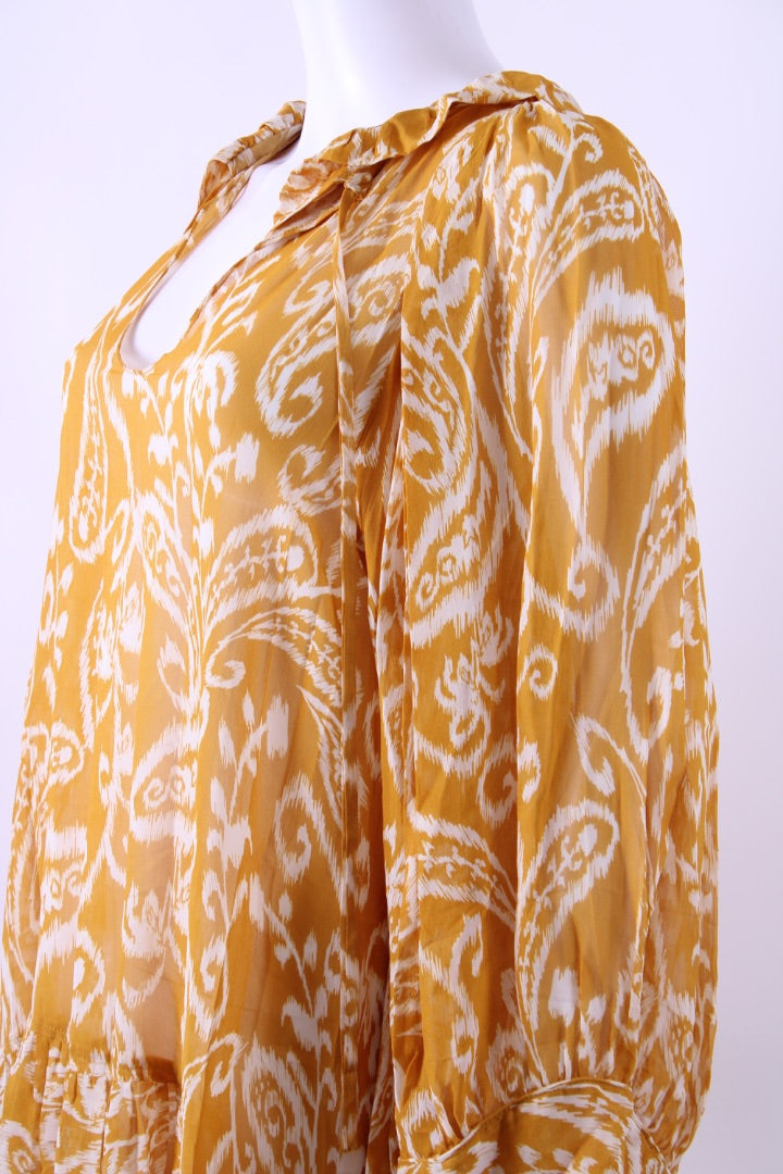 Evarae Flouncy cover up Yellow print | Default Title, Yellow