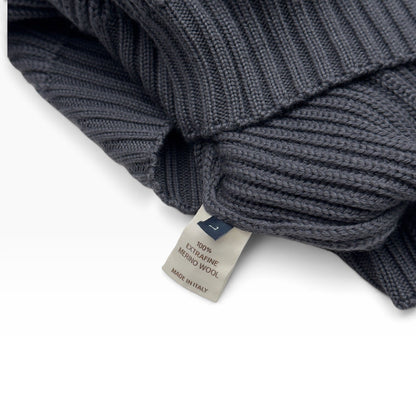 THOM SWEENEY MERINO SHAWL COLLAR CARDIGAN GREY L | Large, Grey