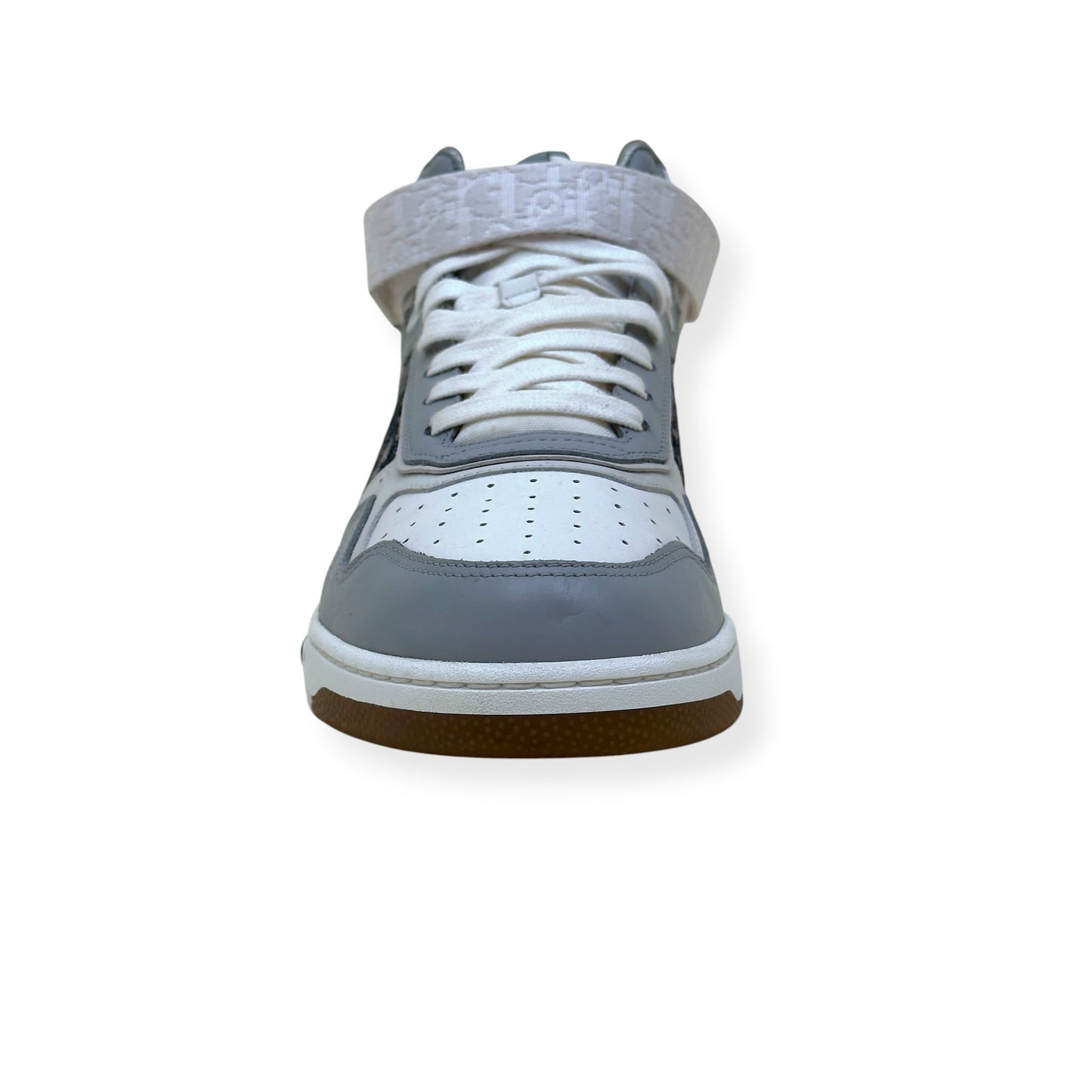 DIOR B27 HIGH-TOP OBLIQUE SNEAKER WHITE / GREY 44 / UK10 | UK 10, Grey