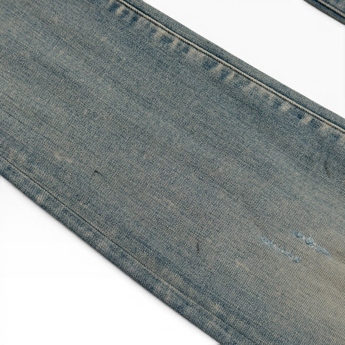 AMIRI MX1 LEATHER PATCH JEANS BLUE 33” / L | Large, Blue