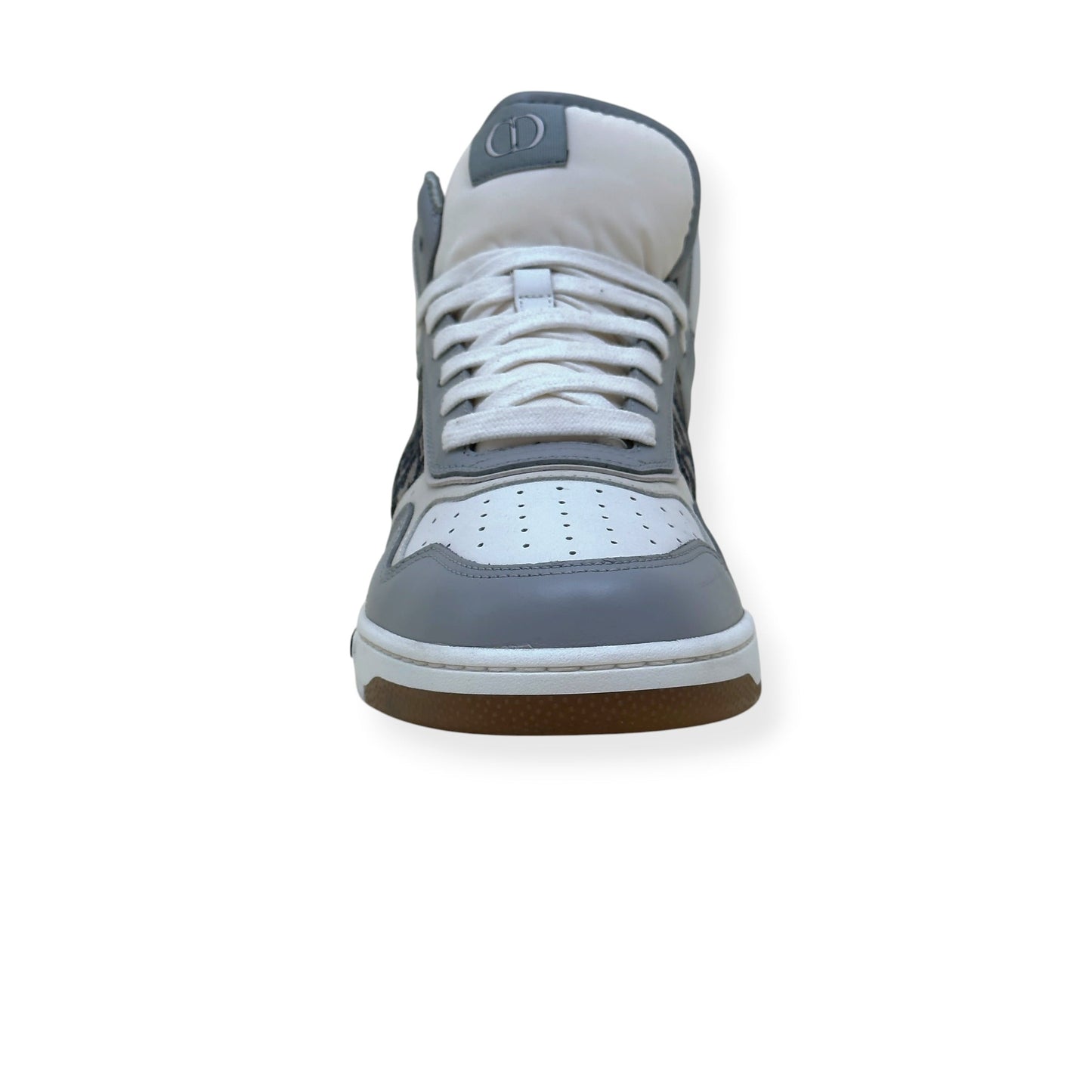 DIOR B27 HIGH-TOP OBLIQUE SNEAKER WHITE / GREY 42 / UK8 | UK 8, Grey