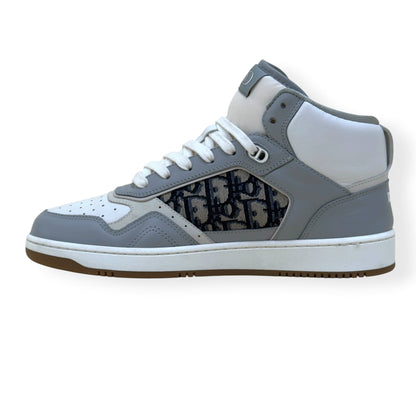 DIOR B27 HIGH-TOP OBLIQUE SNEAKER WHITE / GREY 42 / UK8 | UK 8, Grey