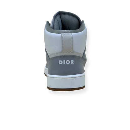 DIOR B27 HIGH-TOP OBLIQUE SNEAKER WHITE / GREY 42 / UK8 | UK 8, Grey