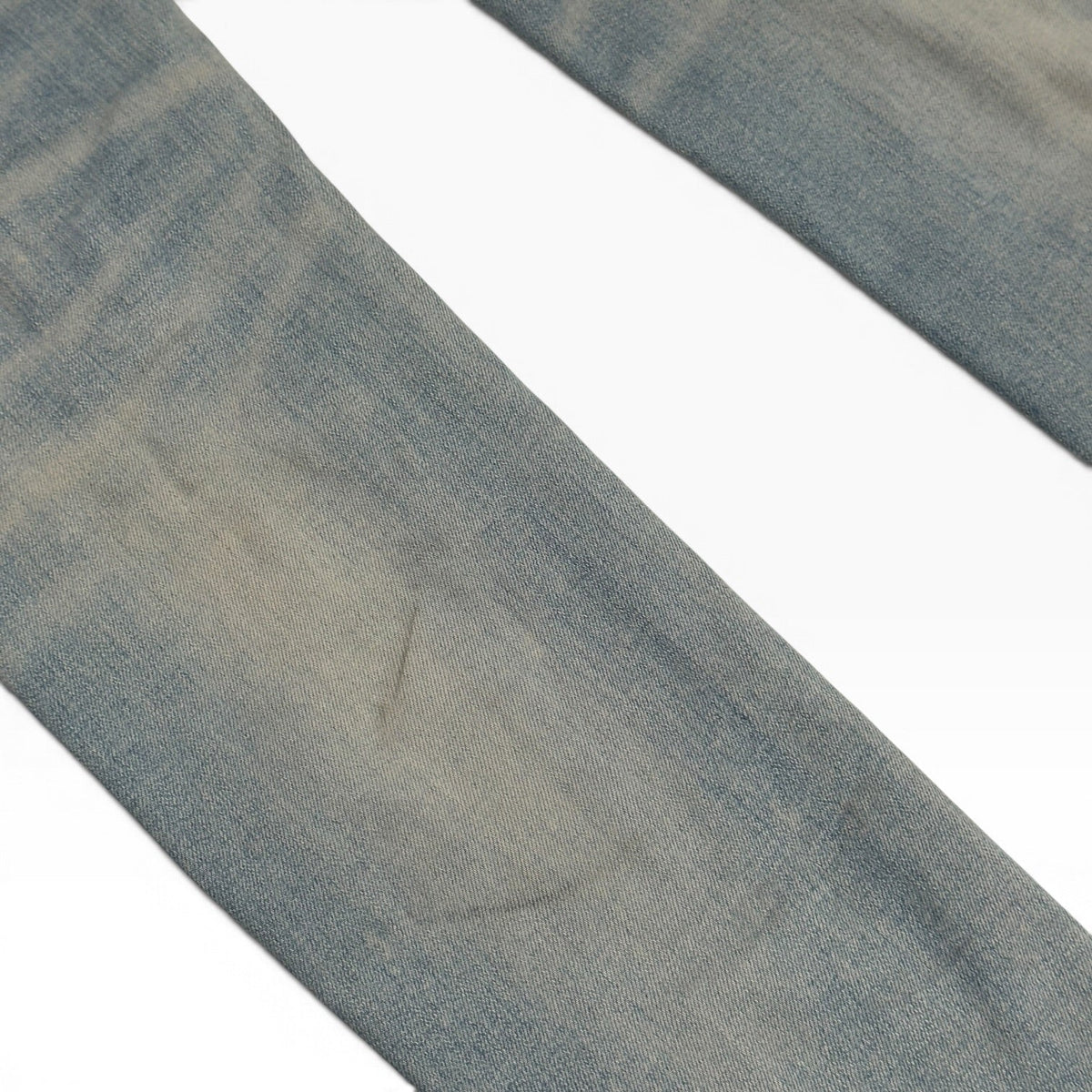 AMIRI MX1 LEATHER PATCH JEANS BLUE 33” / L | Large, Blue