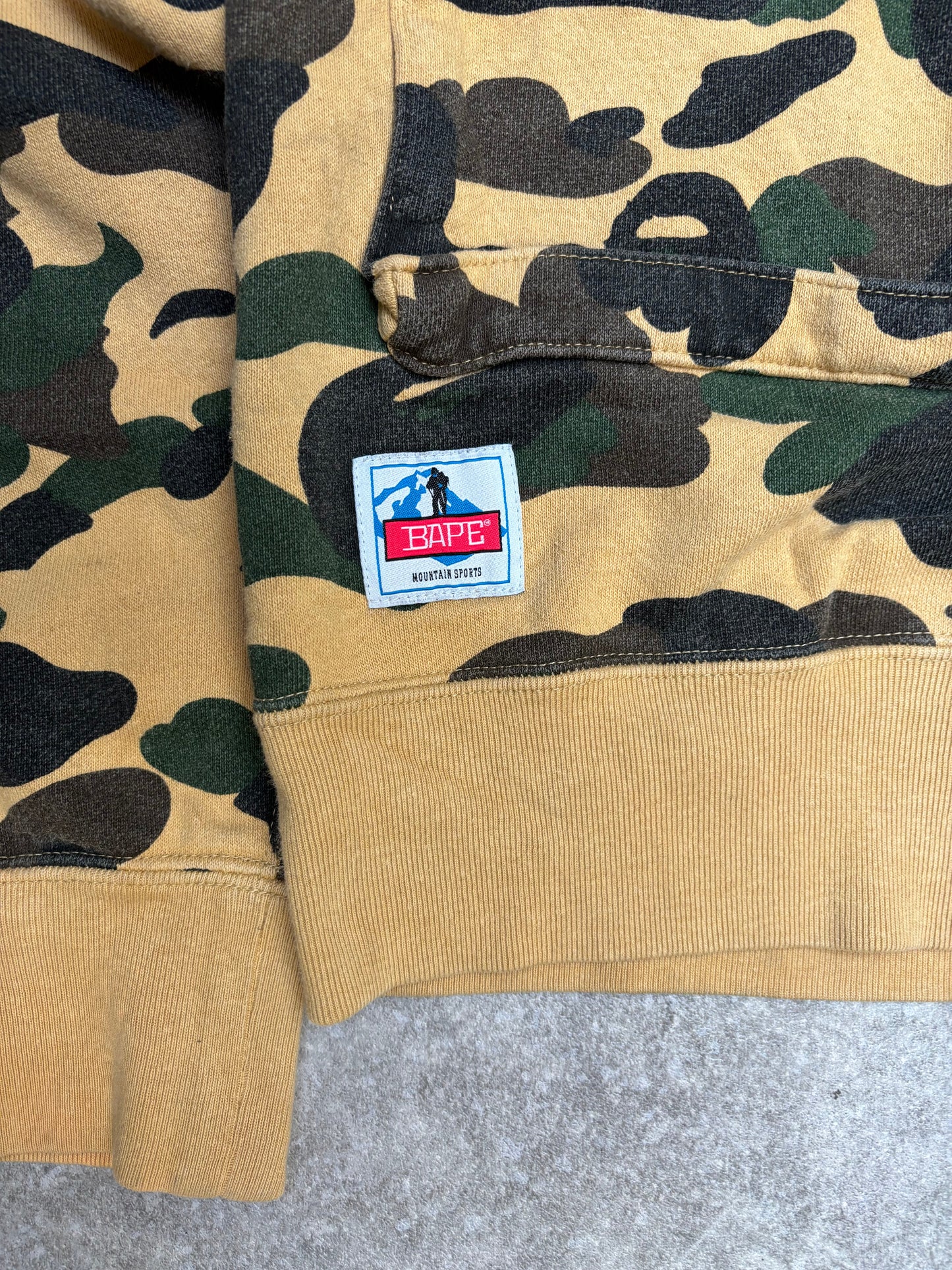 A Bathing Ape Mountain Sports Camo Utility Full Zip Jacket