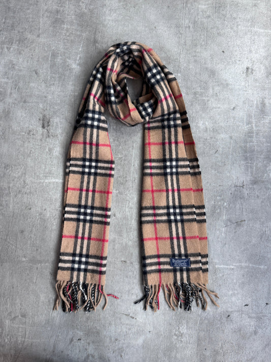 Burberry Classic Nova Check 100% Cashmere Scarf
