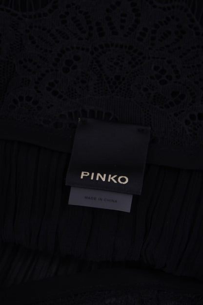 Pinko S/S Lace Trim Camisole Black 14 | O/S, Black