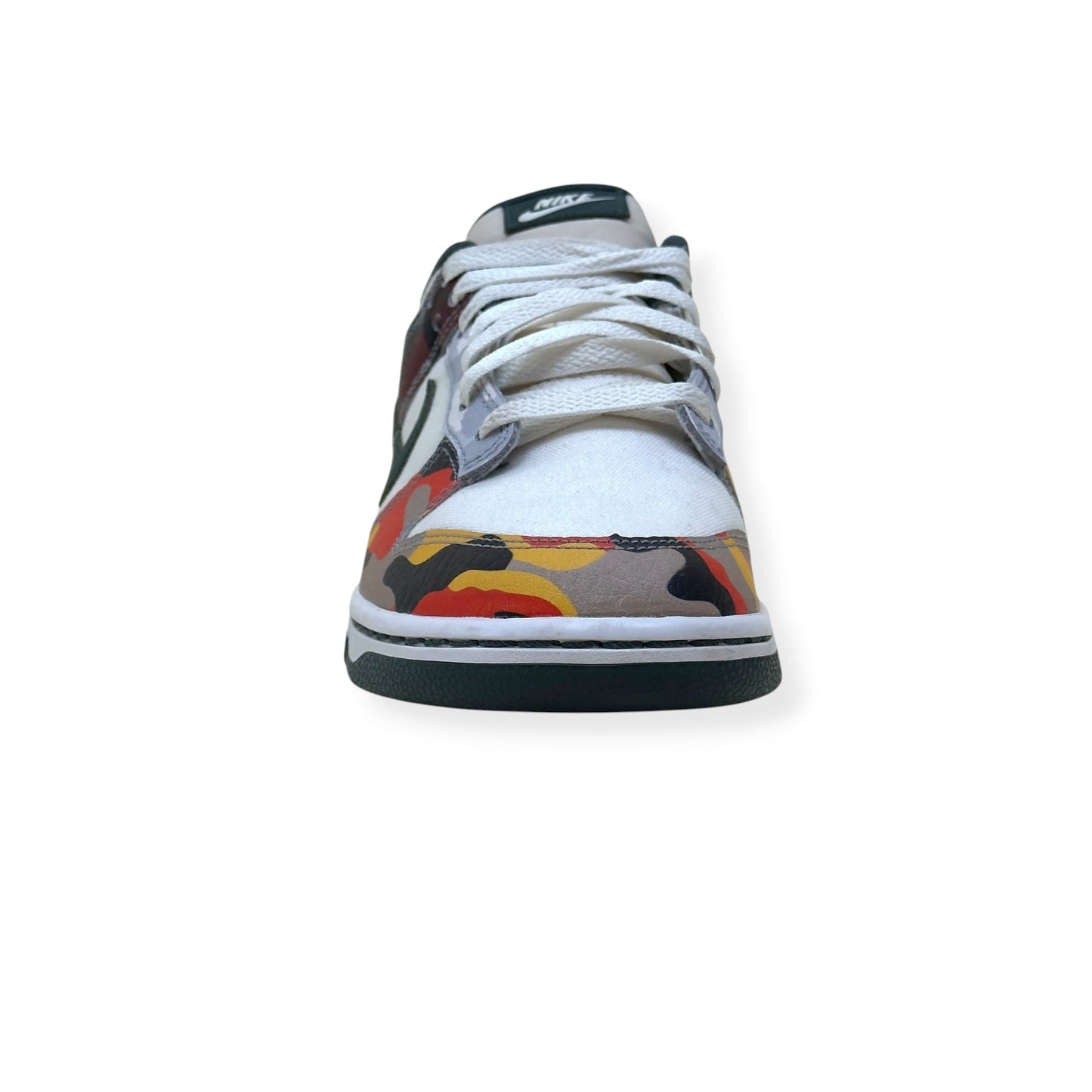 NIKE DUNK LOW-TOP CAMO SNEAKER SAIL / MULTI CAMO UK7 | UK 7, Camo