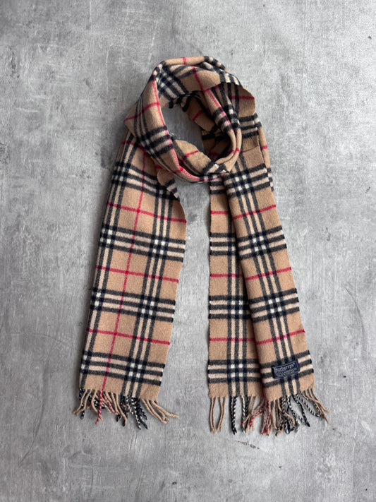 Burberry Classic Nova Check 100% Lambswool Scarf