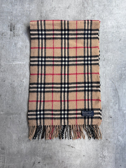 Burberry Classic Nova Check 100% Lambswool Scarf