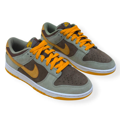 NIKE DUNK LOW-TOP SNEAKER DUSTY OLIVE UK7 | UK 7, Olive