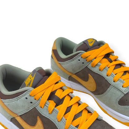 NIKE DUNK LOW-TOP SNEAKER DUSTY OLIVE UK7 | UK 7, Olive