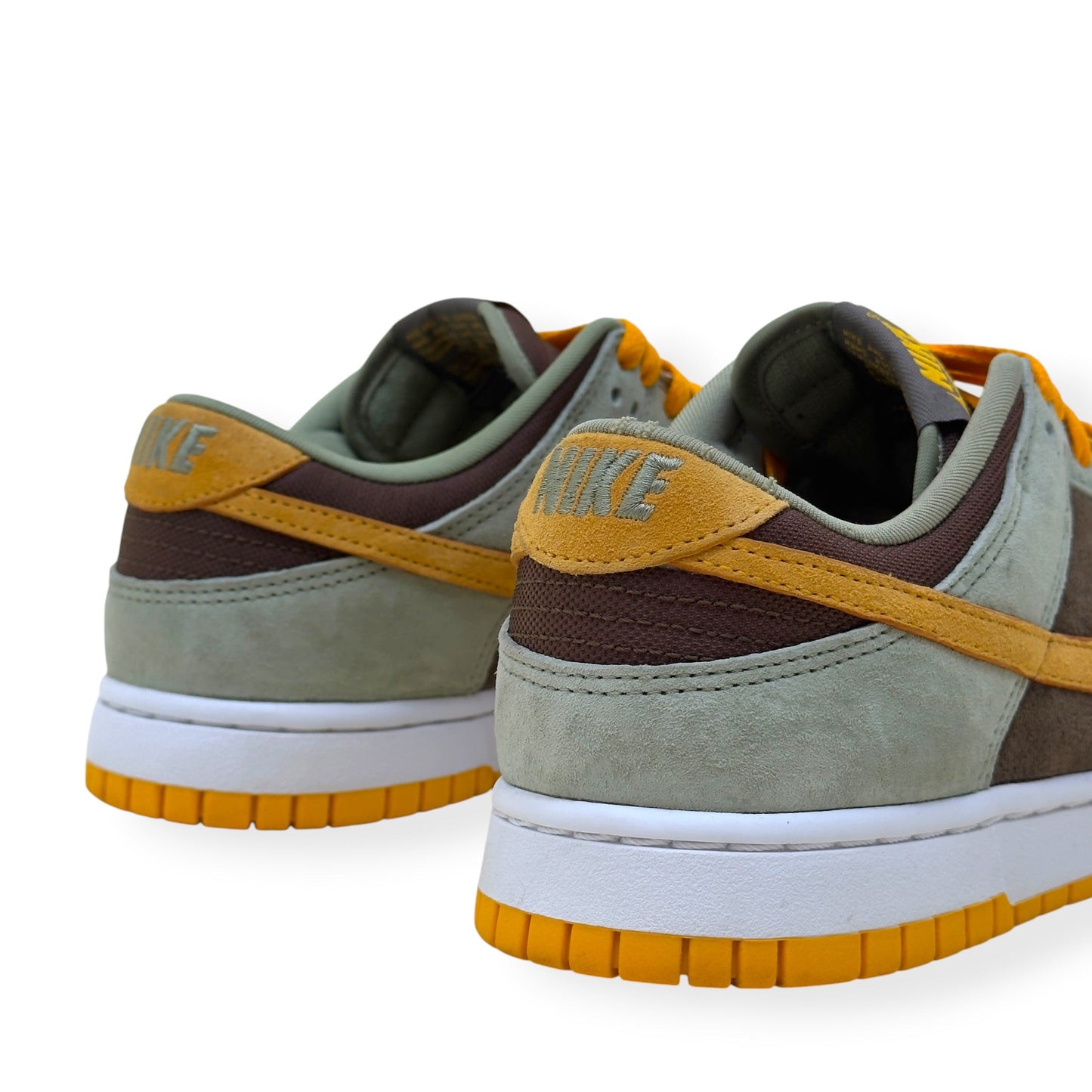 NIKE DUNK LOW-TOP SNEAKER DUSTY OLIVE UK7 | UK 7, Olive