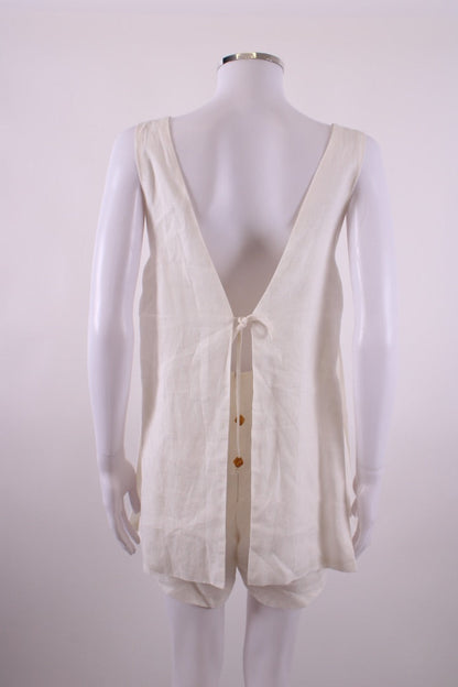 Winona Playsuit Cream 8 | Default Title, Cream