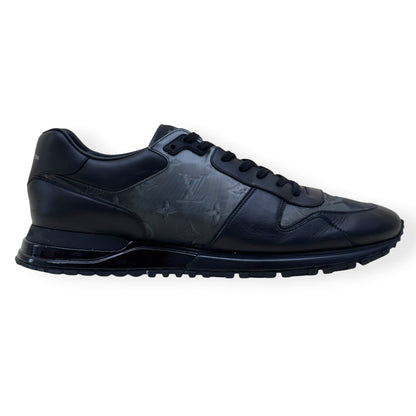 LOUIS VUITTON RUN AWAY MONOGRAM GLAZE SNEAKER BLACK UK11 | UK 11, Black