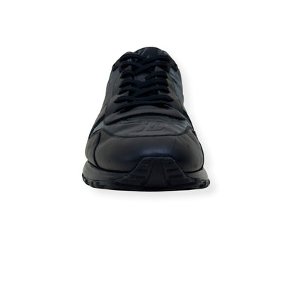 LOUIS VUITTON RUN AWAY MONOGRAM GLAZE SNEAKER BLACK UK11 | UK 11, Black