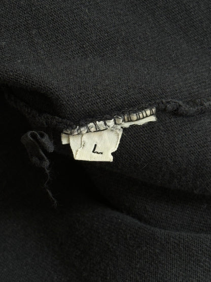 1990's Stone Island Navy LS Embroidered Spellout Tee | Large, Multicoloured