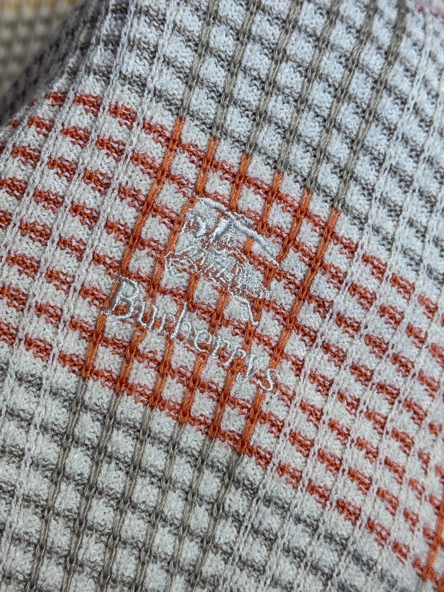 Burberry Beige Light Multi Cotton Knit Sweater