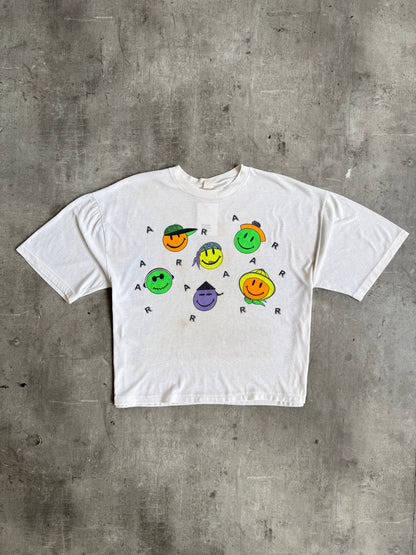 1980's Acid House Smiley Rave Graphic Tee | Large, TBD
