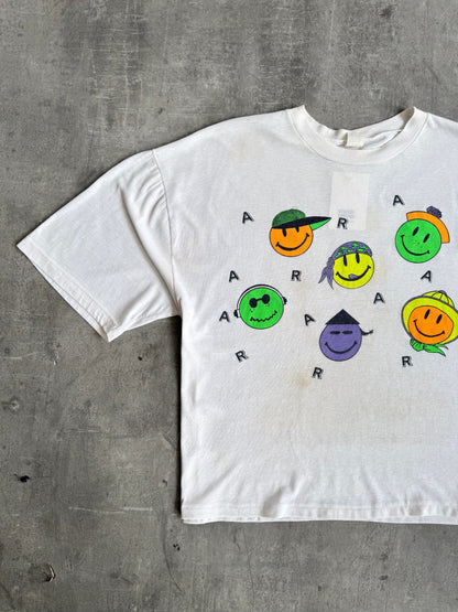 1980's Acid House Smiley Rave Graphic Tee | Large, TBD