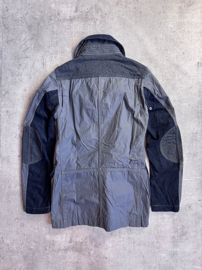 Junya Watanabe Grey Hybrid Deck Corduroy Jacket