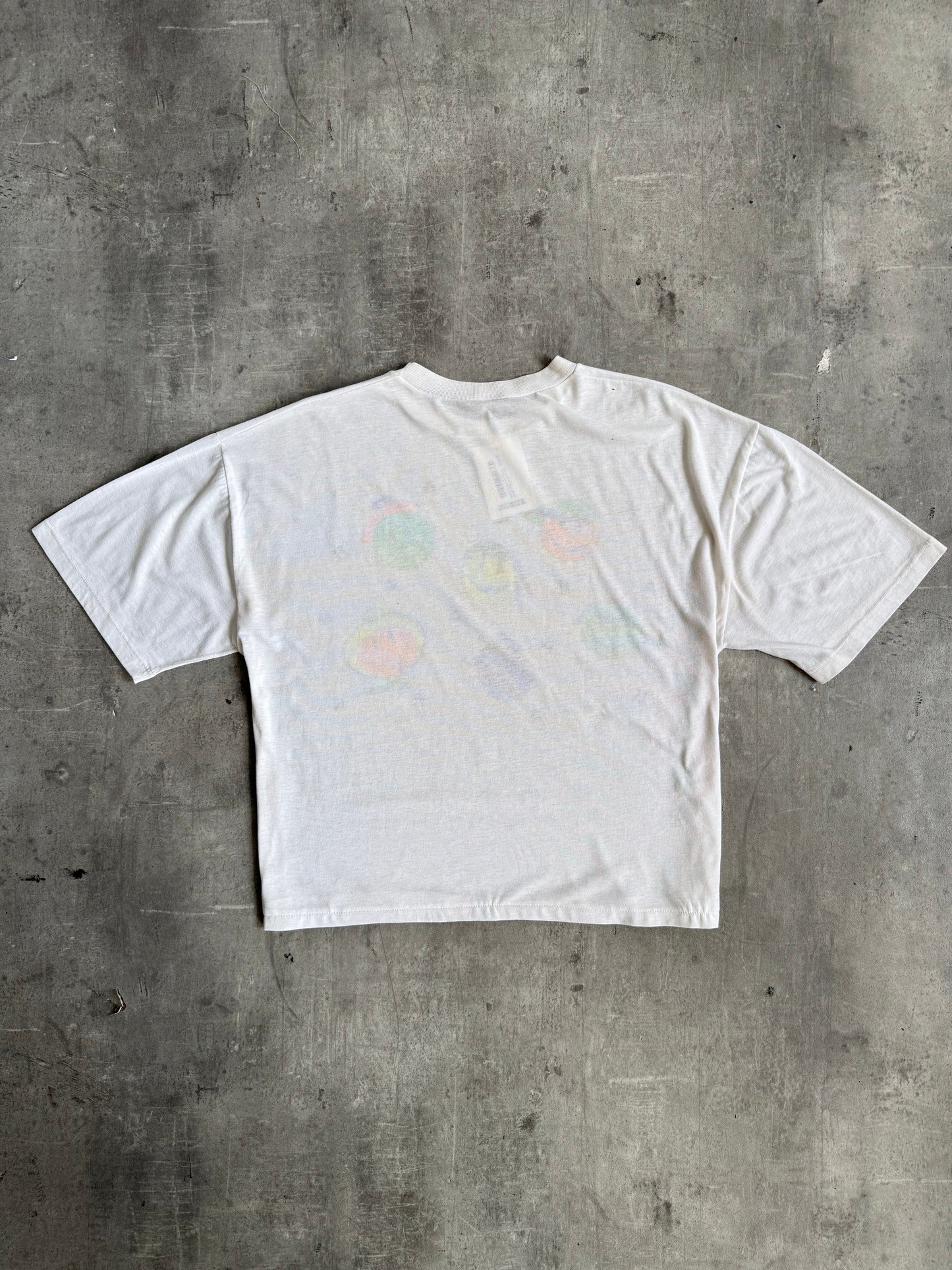 1980's Acid House Smiley Rave Graphic Tee | Large, TBD