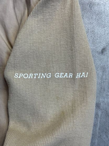 Issey Miyake Hai Ribbed Hybrid Sand Bomber Jacket