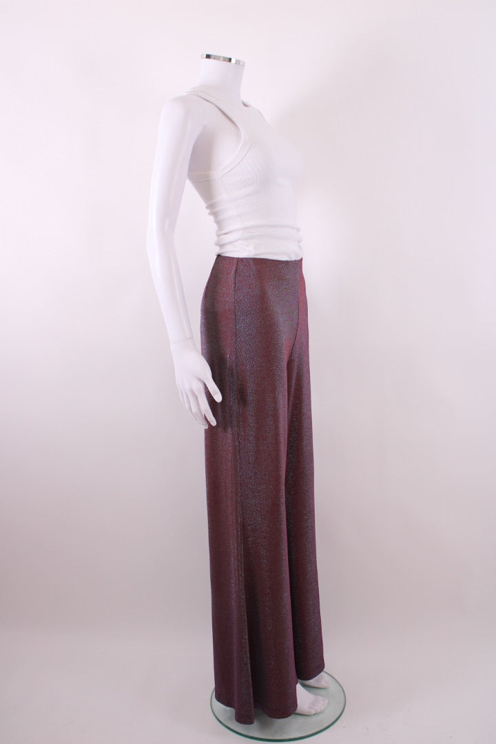 Missoni Lurex Wide Leg Trousers Purple S | Default Title, Purple