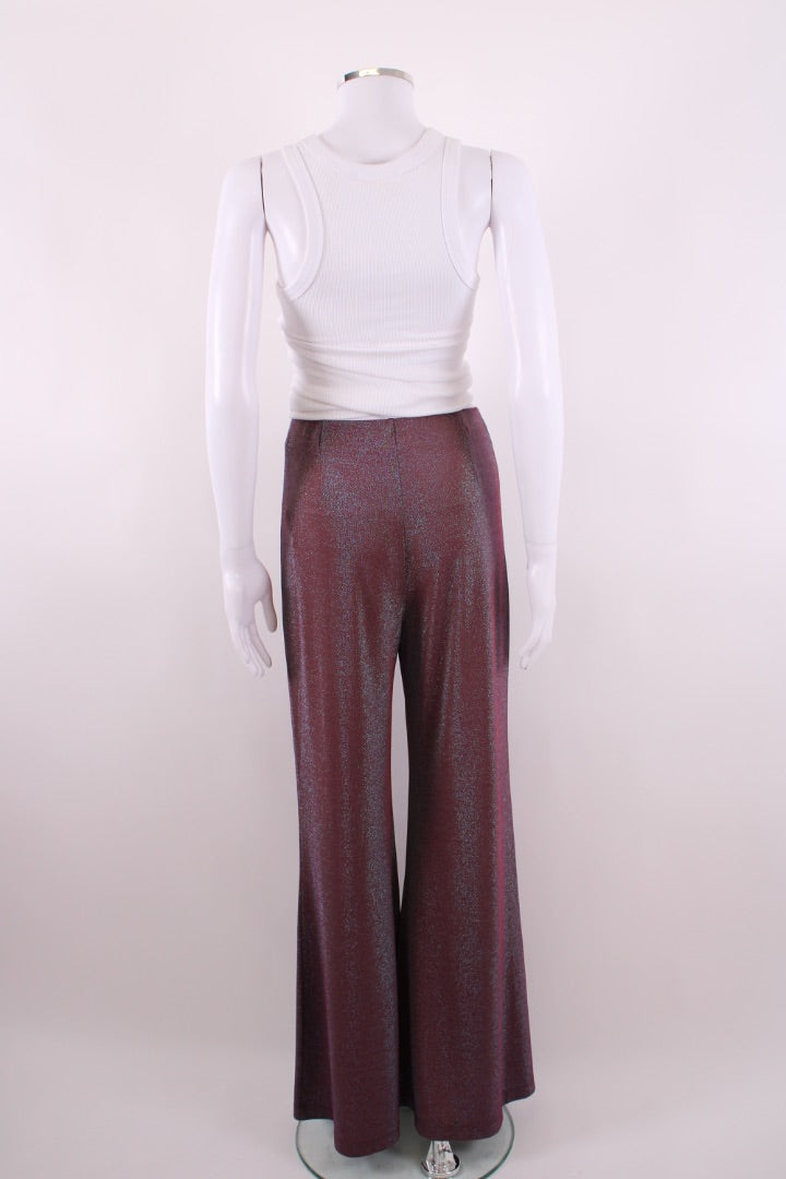 Missoni Lurex Wide Leg Trousers Purple S | Default Title, Purple