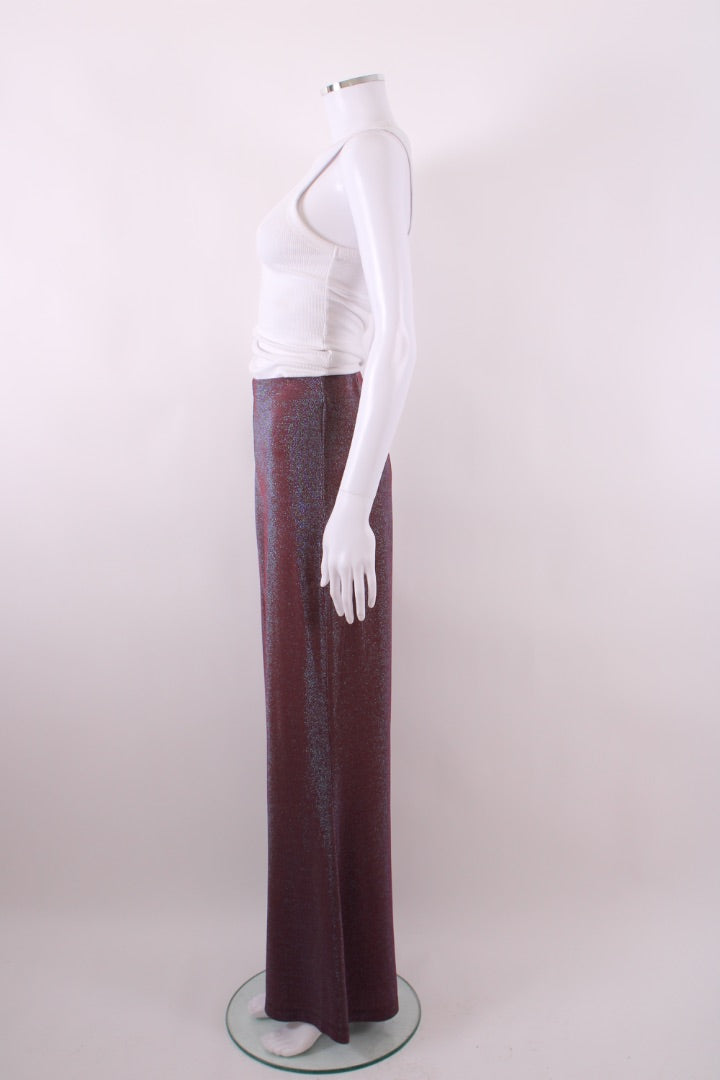 Missoni Lurex Wide Leg Trousers Purple S | Default Title, Purple