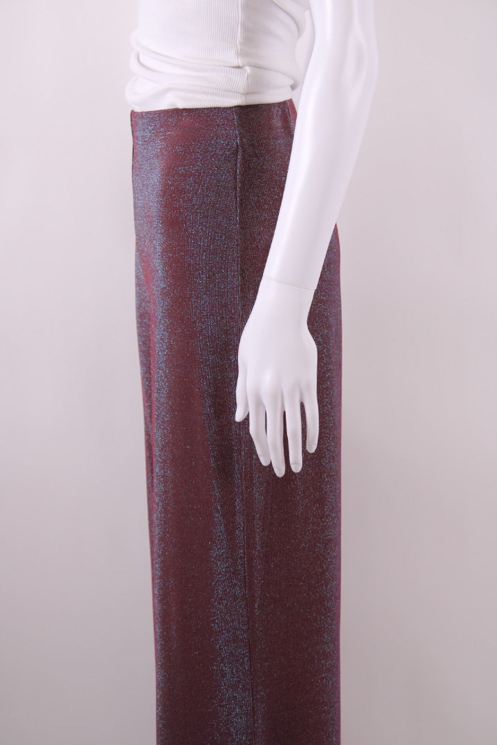 Missoni Lurex Wide Leg Trousers Purple S | Default Title, Purple