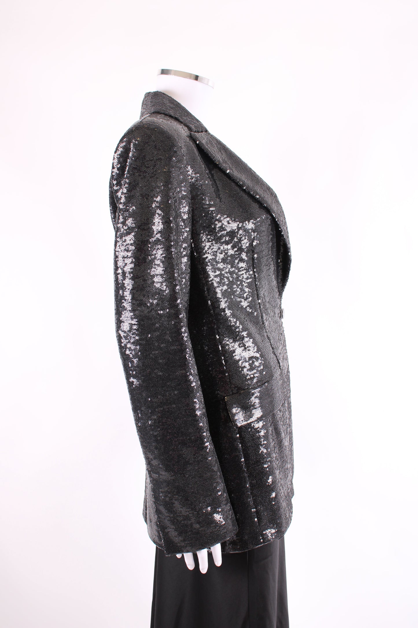 Black Chanel Sequin Jacket | Default Title, Black