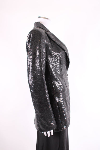 Black Chanel Sequin Jacket | Default Title, Black