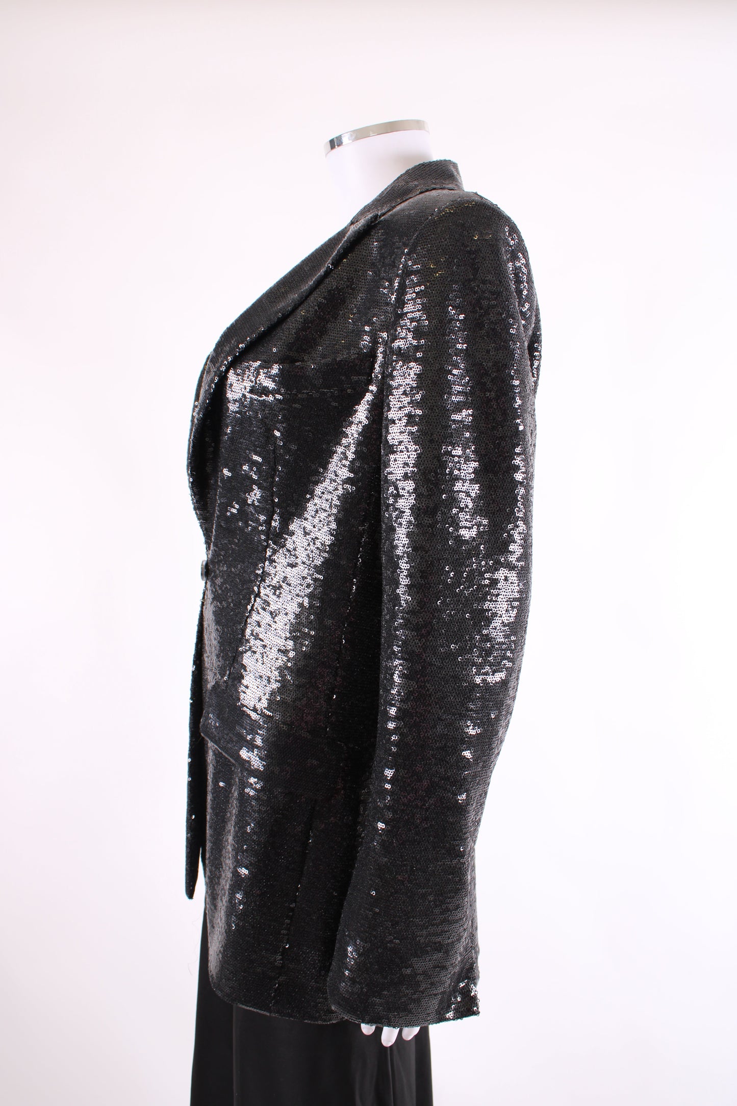 Black Chanel Sequin Jacket | Default Title, Black