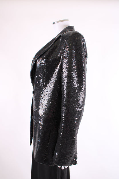 Black Chanel Sequin Jacket | Default Title, Black