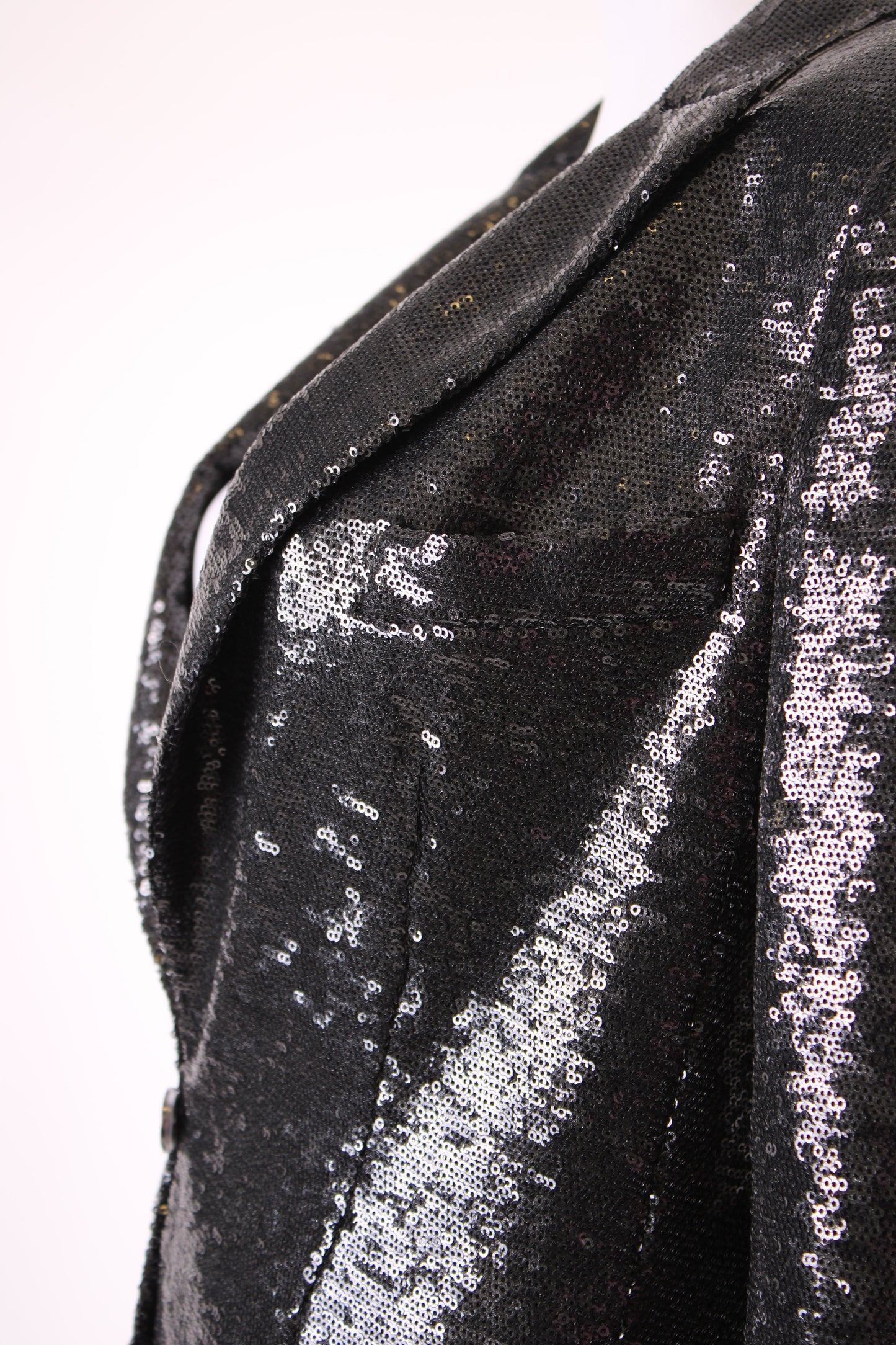 Black Chanel Sequin Jacket | Default Title, Black