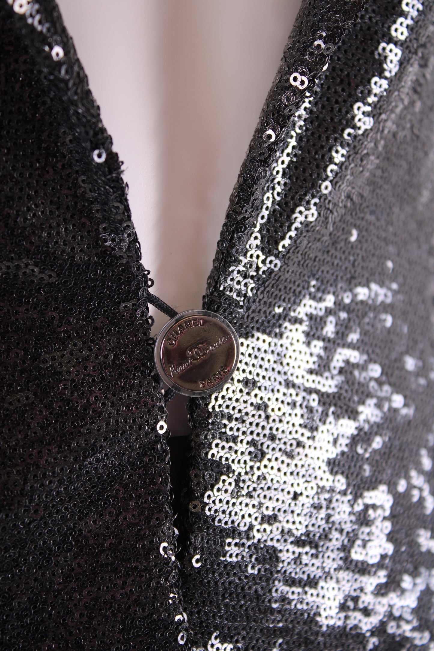 Black Chanel Sequin Jacket | Default Title, Black