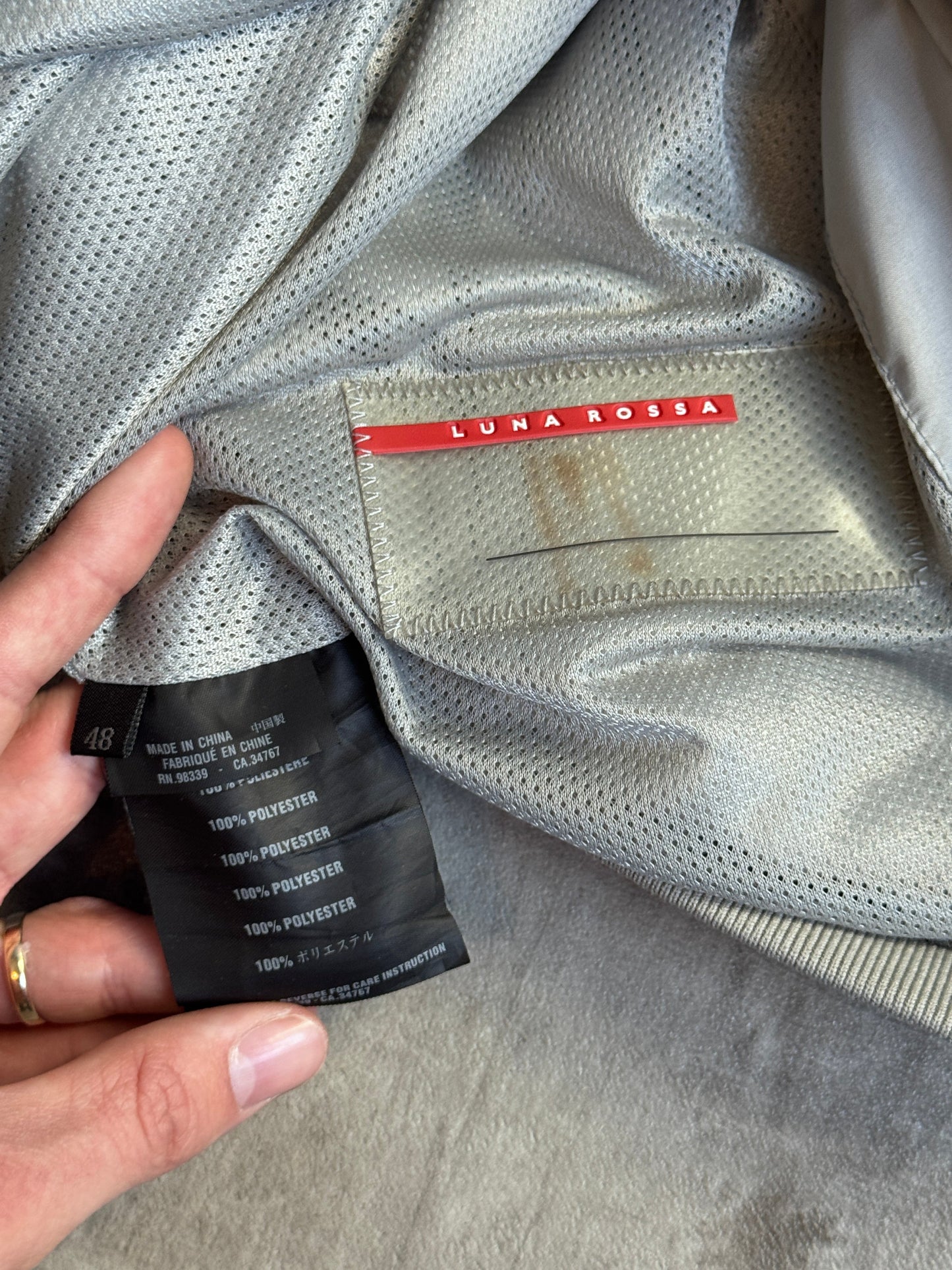 2006 Prada Grey Luna Rossa Technical Gilet