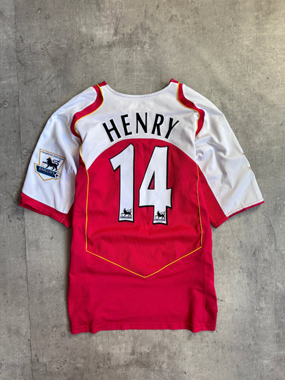 2002/2003 Arsenal x Nike "Henry 14" Home Football Shirt