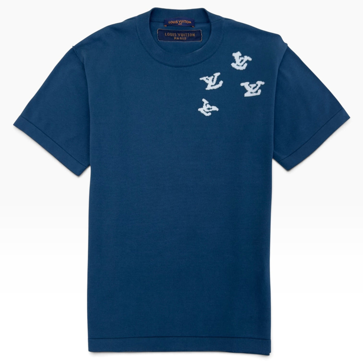 LOUIS VUITTON JAZZ TRUMPETER KNIT TOP BLUE M | Medium, Blue