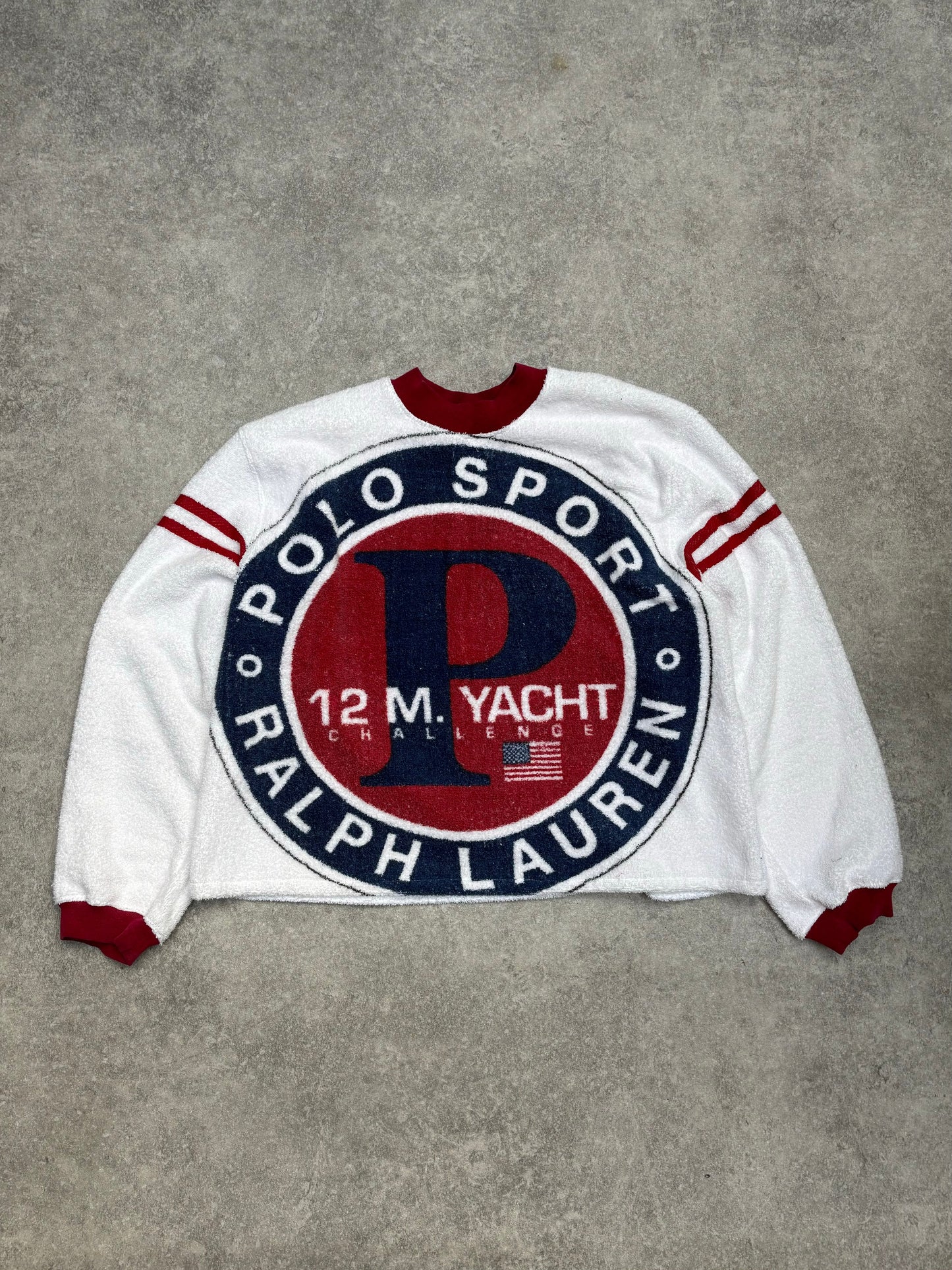 VT Rework: Polo Sport Logo Printed Fleece Sweater