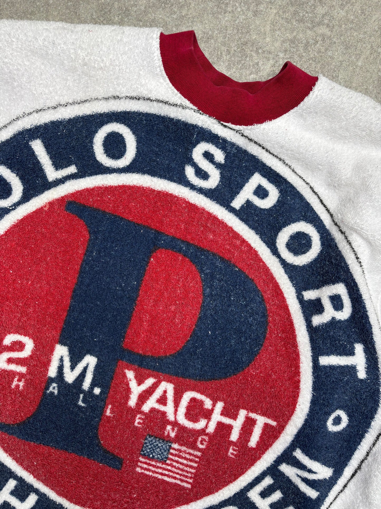 VT Rework: Polo Sport Logo Printed Fleece Sweater