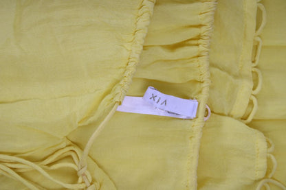 Vix Paula Hermanny Cover up flouncy dress Yellow S | O/S, Yellow