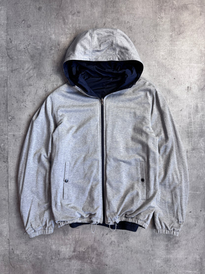 Prada Sport Reversible Hybrid Hooded Technical Jacket